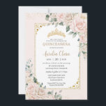 キンセアニラシャンパーニュアイボリー赤面フローラ金ゴールド 招待状<br><div class="desc">このエレガントキンセアニェラ/甘い16誕生日の招待を簡単かつ迅速に自分の言葉でパーソナライズ，単にボタンを押しカスタマイズて、文字のスタイルと配置をさらに再配列し、フォーマットする。ストアで使用可能な一致アイテム。すべての文字は編集可能。他の大事な行事で編集可能クラウンを削除すもしる必要はない。ハッピーキャットスタジオ</div>