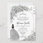 キンセアニラシルバーバラフローラガールドレスP 招待状 (正面)