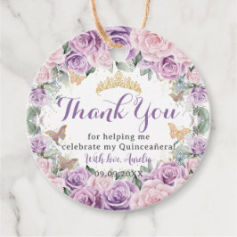 キンセアニラスイート16パープル薄紫ピンクフローラ金ゴールド フェイバータグ