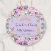 キンセアニラスイート16パープル薄紫ピンクフローラ金ゴールド フェイバータグ (裏面)