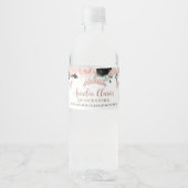 キンセアニラスイート16ブラック赤面フローラバラ金ゴールド ペットボトルラベル (正面)