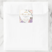 キンセアニラスイート16薄紫赤面フローラツインガールズ スクエアシール (バッグ)