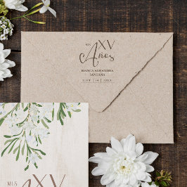 キンセアニラスペインの素朴ファンシータイポグラフィ ラバースタンプ