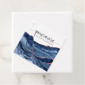 キンセアニラスペインの、ブルーアゲートメッセージカード フェイバータグ (インサイチュ)