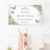 キンセアニラセージグリーンフローラウェルカムバックドロップ 横断幕 (インサイチュ)