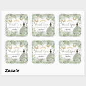 キンセアニラセージグリーンフローラプリンセス蝶 スクエアシール (シート)