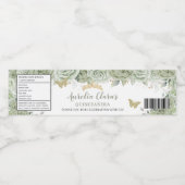 キンセアニラセージグリーンフローラ蝶スウィート16 ペットボトルラベル (シングルラベル)