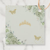 キンセアニラセージグリーンフローラ金ゴールド蝶 フェイバータグ (裏面)