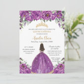 キンセアニラダークマゼンタパープルフローラプリンセス 招待状 (スタンド正面)