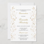 キンセアニラデテマオロ 招待状 (正面)