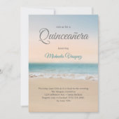 キンセアニラトロピカルビーチパーティの招待状 招待状 (正面)