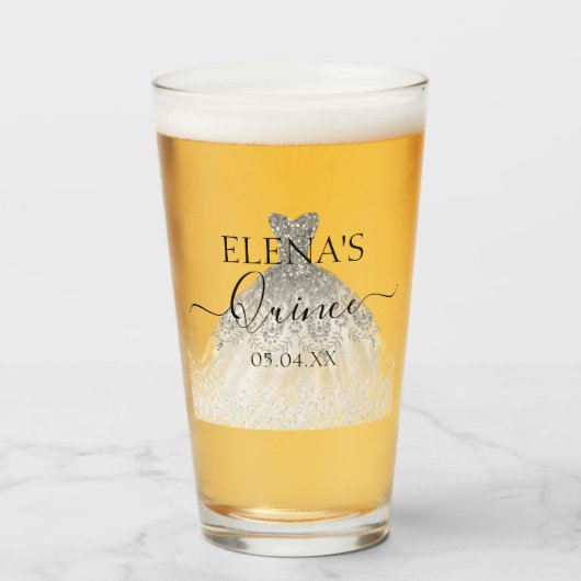 キンセアニラトールガラスパーティーパーソナライズされた賛成 タンブラーグラス (ドリンク正面)