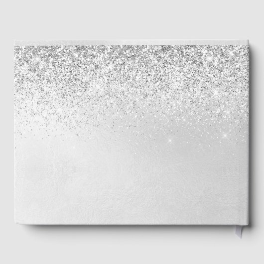 キンセアニラネイビ王室のーブルーきらめくガウン ゲストブック (裏面)