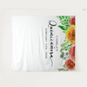 キンセアニラバックドロップ – フローラエレガントフォトブース タペストリー (正面(横))