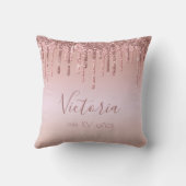 キンセアニラバラ金ゴールドグリッターミクリンスアノス クッション (裏面)