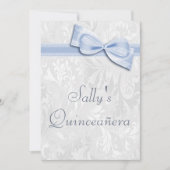 キンセアニラバースデーパーティーダマスクとフェイクボウ 招待状 (正面)