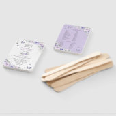 キンセアニラパープルラベンダーフローラシルバープログラム ハンドファン (組立なし)