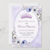 キンセアニラパープル薄紫フローラティアラ蝶 セーブザデート (正面)