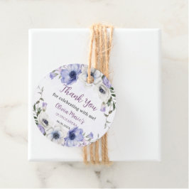 キンセアニラパープル薄紫フローラティアラ蝶 フェイバータグ