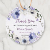 キンセアニラパープル薄紫フローラティアラ蝶 フェイバータグ (裏面)