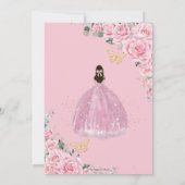 キンセアニラピンクローズフローラ金ゴールドプリンセスクラウン 招待状