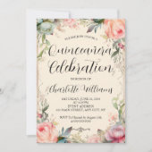 キンセアニラフェアリーテールフローラ15th誕生日 招待状 (正面)