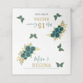 キンセアニラフローラグリーンリー プレイスカード (外部開封)