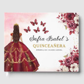 キンセアニラブルゴーニュ金ゴールドプリンセスフローラ ゲストブック (正面)