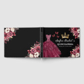 キンセアニラブルゴーニュ金ゴールドプリンセスフローラ ゲストブック (全面)