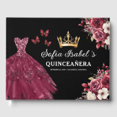 キンセアニラブルゴーニュ金ゴールドプリンセスフローラ ゲストブック (正面)