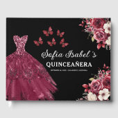 キンセアニラブルゴーニュ金ゴールドプリンセスフローラ ゲストブック (正面)