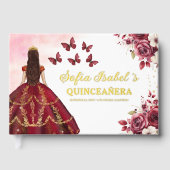 キンセアニラブルゴーニュ金ゴールドプリンセスフローラ ゲストブック (正面)