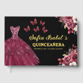 キンセアニラブルゴーニュ金ゴールドプリンセスフローラ ゲストブック (正面)