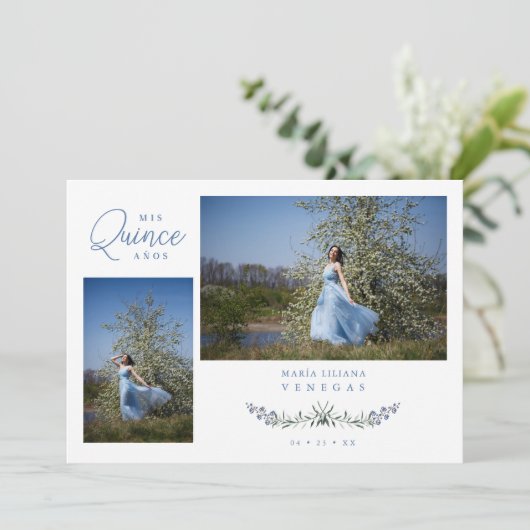 キンセアニラブルートレンディーブランチEspainol 2枚の写真 招待状 (スタンド正面)