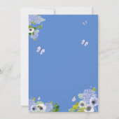 キンセアニラプリンセスブルーガーデンバタフライティアラ 招待状 (裏面)