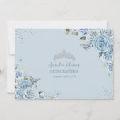 キンセアニラベビーブルーフローラバタフライ写真16日 サンキューカード (裏面)