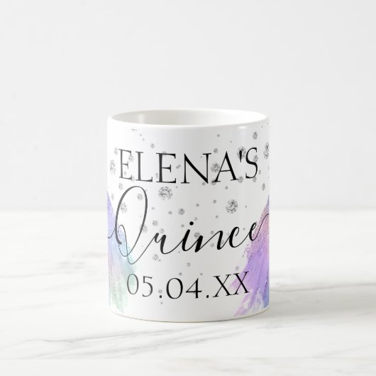 キンセアニラマグ誕生日パーティーのパーソナライズされた好意 コーヒーマグカップ (中央)