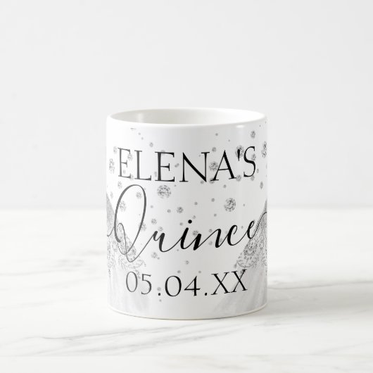 キンセアニラマグ誕生日パーティーのパーソナライズされた好意 コーヒーマグカップ (中央)