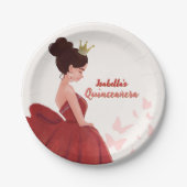 キンセアニラマゼンエレガントタプリンセス紙プレート ペーパープレート (正面)