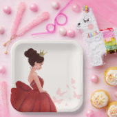 キンセアニラマゼンエレガントタプリンセス紙プレート ペーパープレート (パーティー)