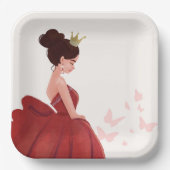 キンセアニラマゼンエレガントタプリンセス紙プレート ペーパープレート (正面)