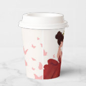 キンセアニラマゼンタエレガントプリンセス紙カップ 紙コップ (右)