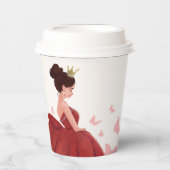 キンセアニラマゼンタエレガントプリンセス紙カップ 紙コップ (正面)