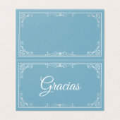 キンセアニラミニサンキューカードforゲストテーブル (外部フラット)