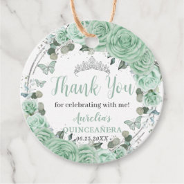 キンセアニラミントグリーンフローラシルバー蝶 フェイバータグ