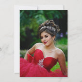 キンセアニラユーカリプタスフローラグリーンリー写真 招待状 (裏面)