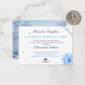 キンセアニラリュヴィアデソブルウィンターワンダーランド ノートカード (正面/裏面インサイチュ)