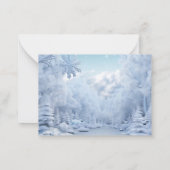 キンセアニラリュヴィアデソブルウィンターワンダーランド ノートカード (裏面)