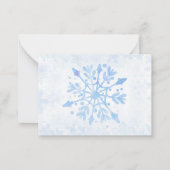 キンセアニラリュヴィアデソブルウィンターワンダーランド ノートカード (裏面)