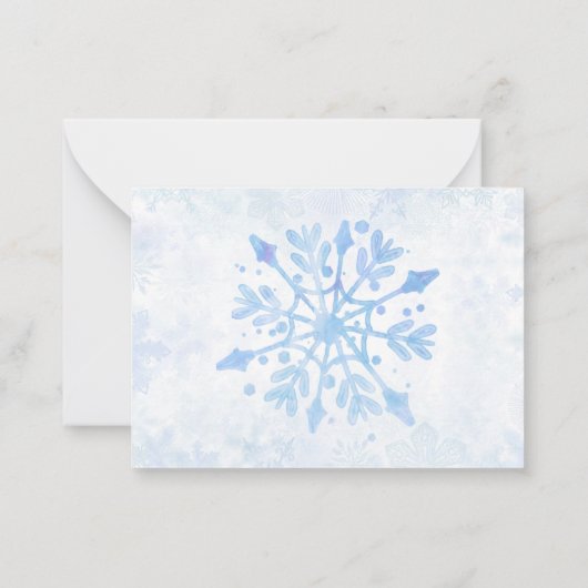 キンセアニラリュヴィアデソブルウィンターワンダーランド ノートカード (裏面)